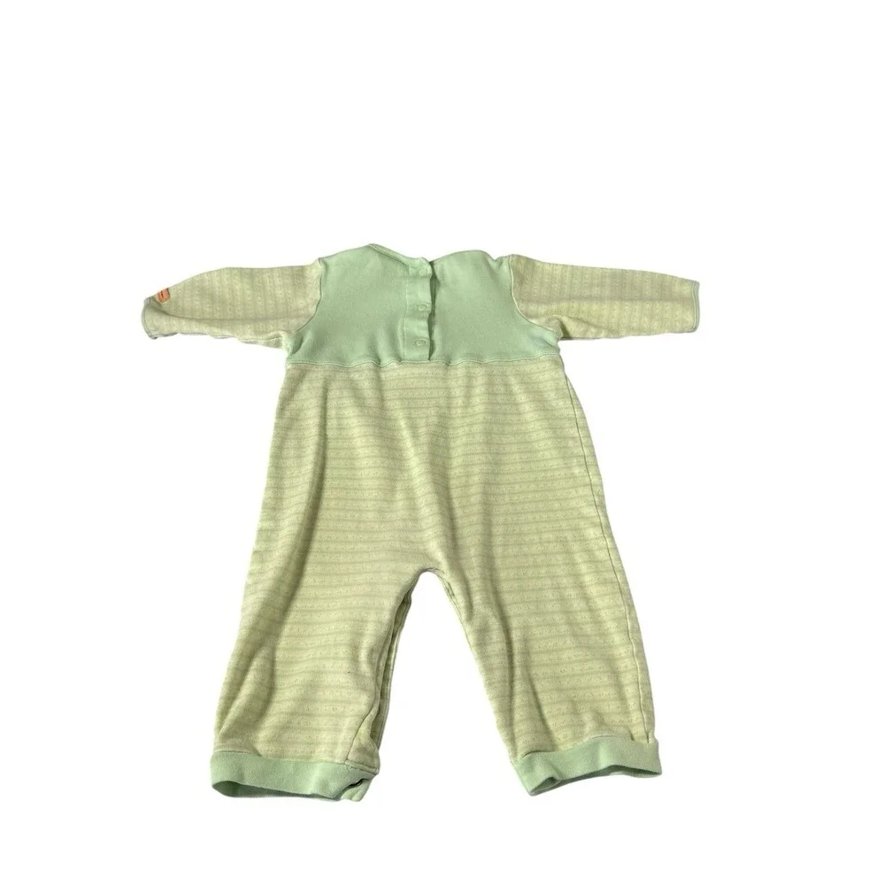 VTG Carter's John Lennon One Piece Green Outfit Imagine Lyrics Giraffes SZ 6-9 M